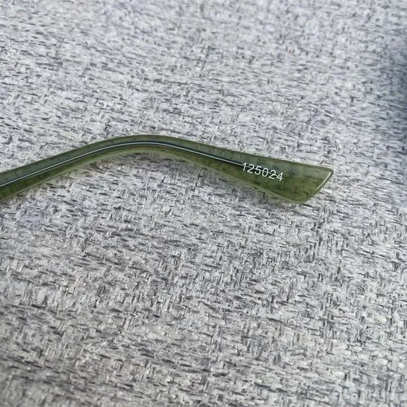 Zenni Olive Green Full Rim Eyeglasses Frames Only Eyewear 125024 - Picture 4 of 16